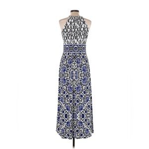 London Times Paisley Keyhole Maxi Dress, 14